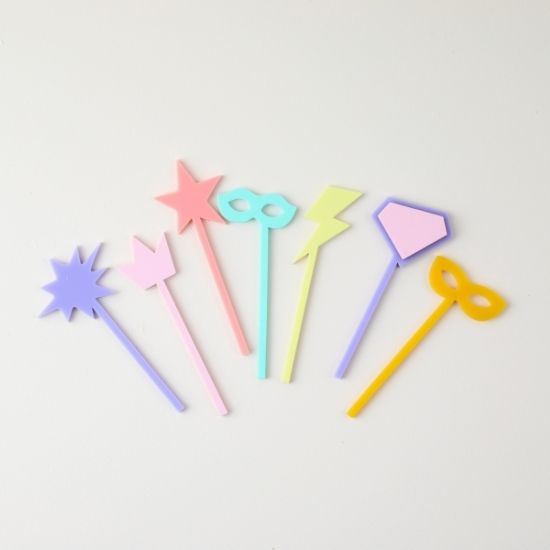 Super Girl Cupcake Toppers