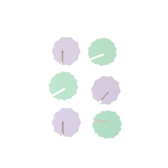 Scalloped Drink Markers