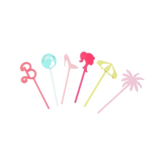 Malibu Beach Girl Cupcake Toppers