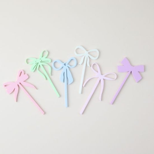 Bow Cupcake Toppers
