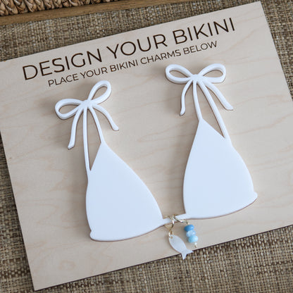 Bikini Charm Display Board | Boutique Jewelry Display | Interactive Retail Display