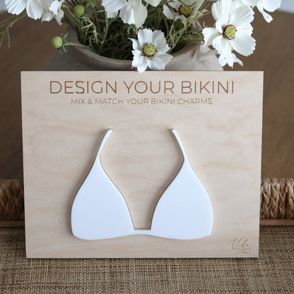 Bikini Charm Display Board | Boutique Jewelry Display | Interactive Retail Display