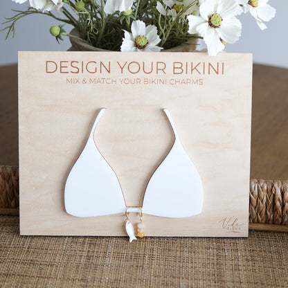 Bikini Charm Display Board | Boutique Jewelry Display | Interactive Retail Display